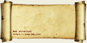 Isak Veškovac vizit kartica